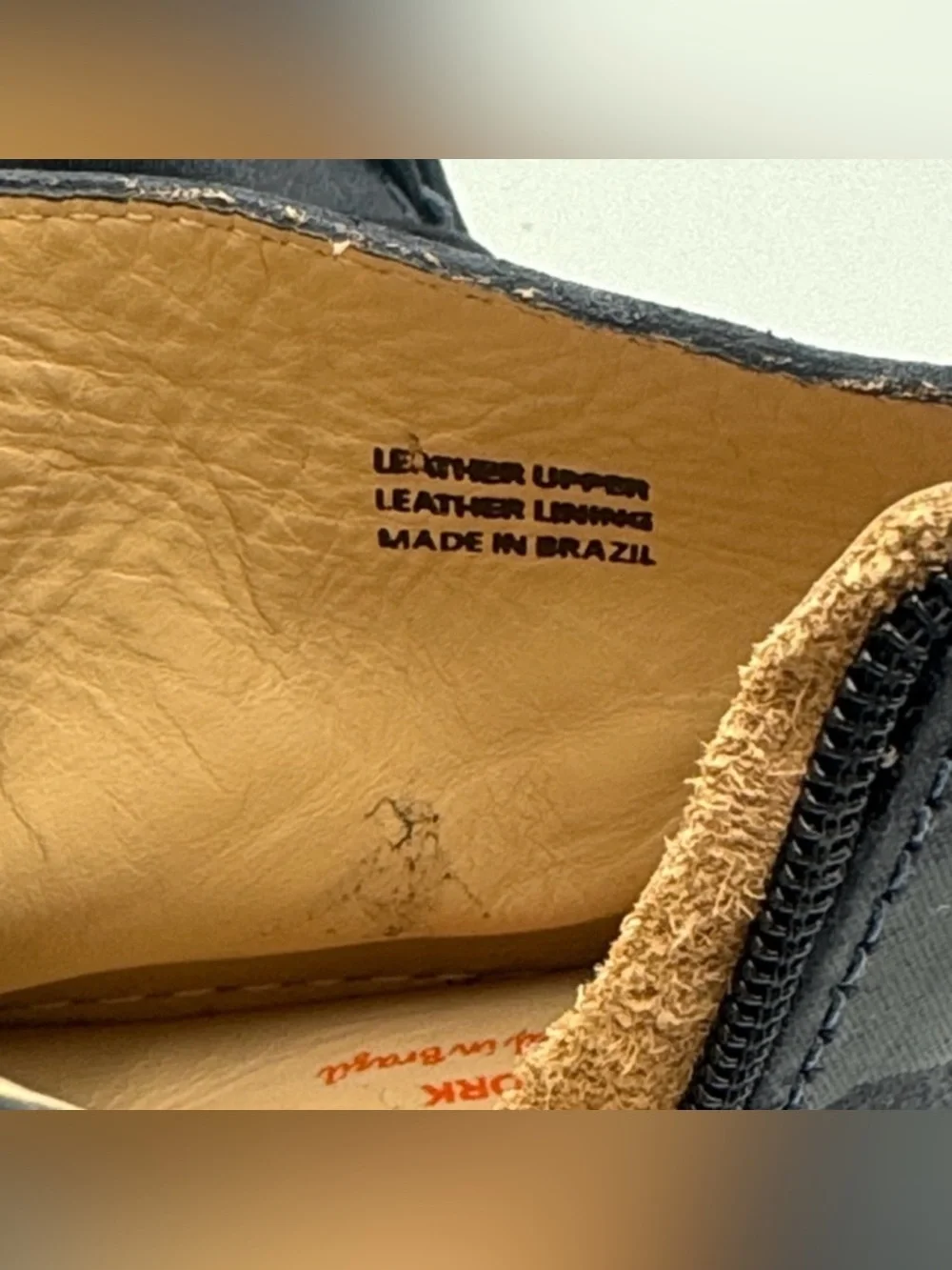Marc Joseph Navy Suede Chukka Boots with Side Zipper